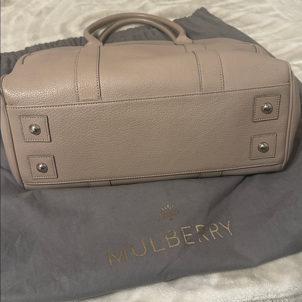 Mulberry Bayswater Pebble Leather Beige - Picture 11 of 14